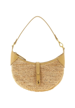 Polo Ralph Lauren mini raffia shoulder bag - Neutrals