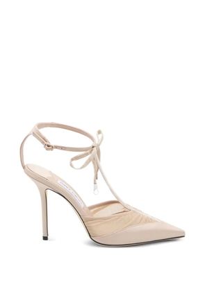 Jimmy Choo Afia pointed pumps - Neutrals