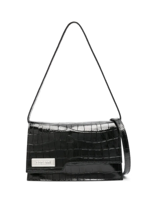 Coperni small Folder leather shoulder bag - Black