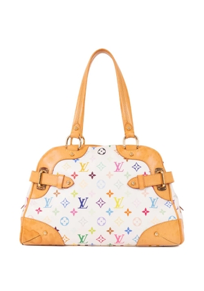 Louis Vuitton Pre-Owned Claudia monogram buckle bag - White