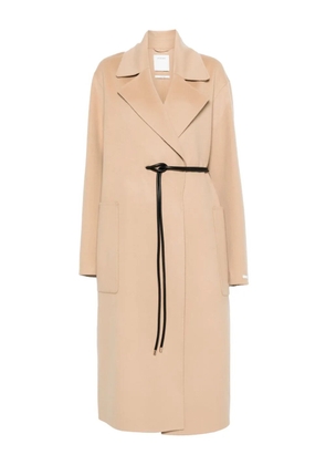 Sportmax belted coat - Brown
