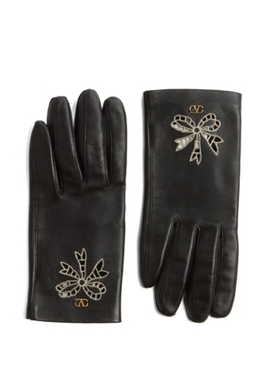 Valentino Garavani Vlogo Signature gloves - Black