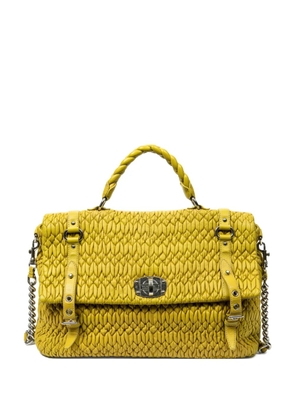 Miu Miu Pre-Owned Matelassé shoulder bag - Yellow