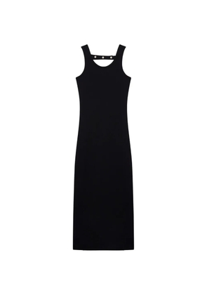 MSGM stud-detail midi dress - Black
