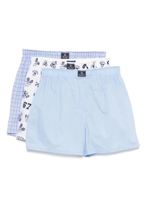 Polo Ralph Lauren logo-print boxers pack (pack of three) - Blue