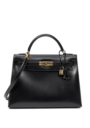 Hermès Pre-Owned 1971 Kelly Sellier 32 leather tote bag - Black