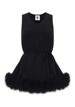 Sleeper Bisou Bisou feathers top - Black