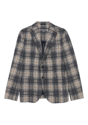 Circolo 1901 checked button blazer - Blue