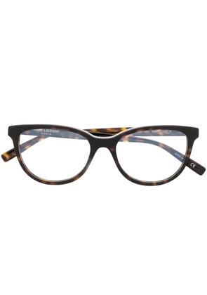 Saint Laurent Eyewear SL504 cat-eye glasses - Brown
