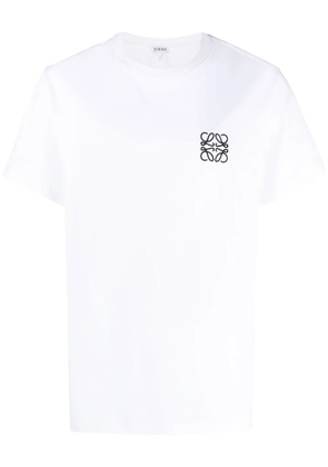 LOEWE cotton embroidered-logo T-shirt - White