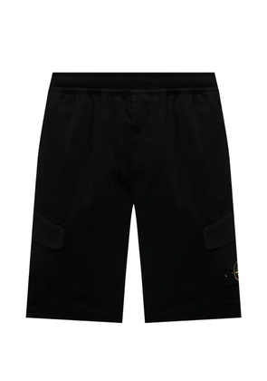 Stone Island logo-patch cargo shorts - Grey