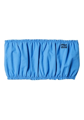 Miu Miu logo top - Blue