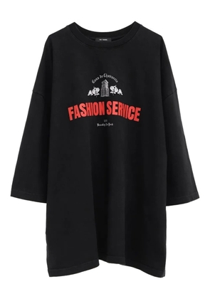 Willy Chavarria graphic-print t-shirt - Black