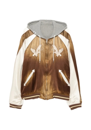 Maison MIHARA YASUHIRO embroidered souvenir jacket - Grey