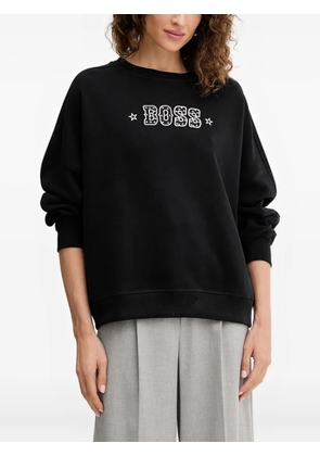 BOSS logo-detail sweatshirt - Black