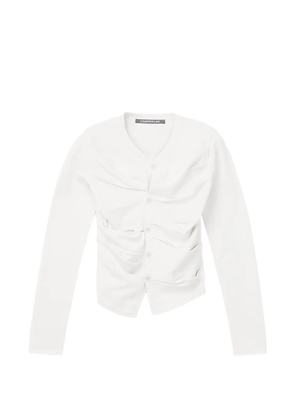 CamperLab gathered cardigan - White