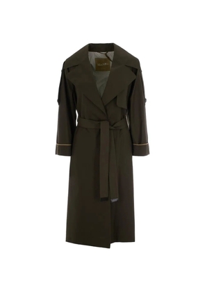 Max Mara belted trench coat - Green