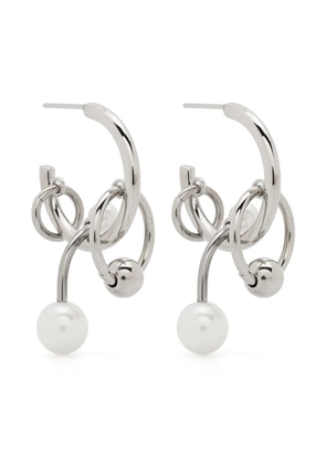 Justine Clenquet Chase earrings - Silver