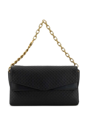 Gucci large leather shoulder bag - Black
