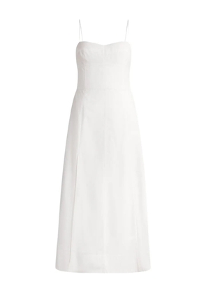12 STOREEZ split-front sundress - White