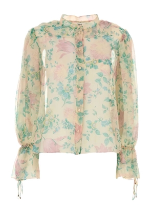 Chloé printed blouse - Neutrals