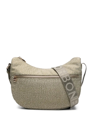 Borbonese small Luna zip crossbody bag - Green