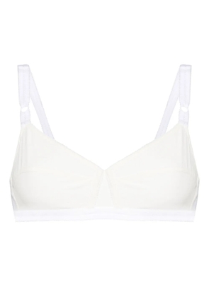 Nº21 scalloped-edges bra - White