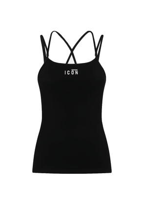 DSQUARED2 criss-cross strap tank top - Black