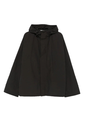 Studio Nicholson hooded windbreaker jacket - Brown