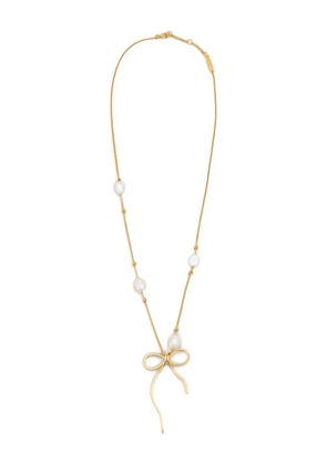 Marni pearl-embellished necklace - Gold