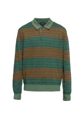 PS Paul Smith striped polo shirt - Green