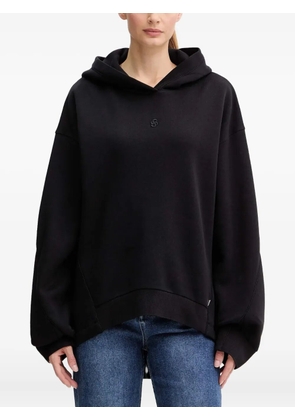 BOSS logo-detail hoodie - Black