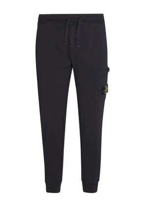 Stone Island patch-pocket drawstring trousers - Black