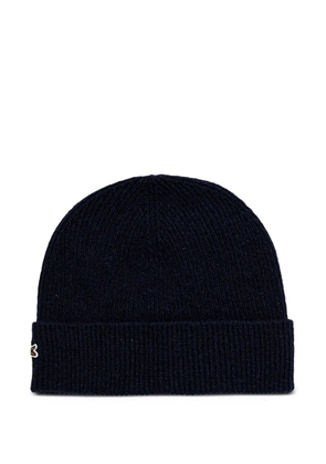 Lacoste crocodile-appliqué beanie (set of two) - Blue