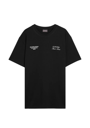 CLUB 1984 text-print T-shirt - Black