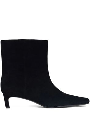 12 STOREEZ 45mm suede ankle boots - Black