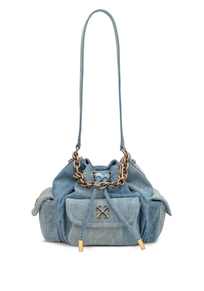 Off-White Dumbo.B chain bucket bag - Blue
