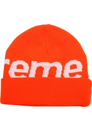 Supreme big logo beanie - Orange
