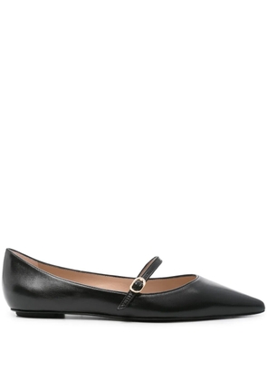 Stuart Weitzman Emilia leather loafers - Black