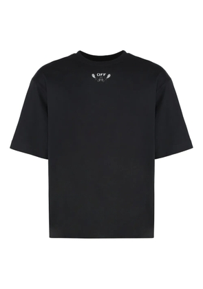 Off-White paisley-print crew-neck T-shirt - Black