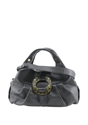 Bvlgari Pre-Owned 2000-2025 Leather Chandra satchel - Black