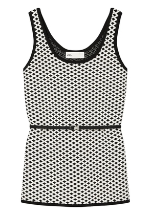 Tory Burch jacquard top - Black