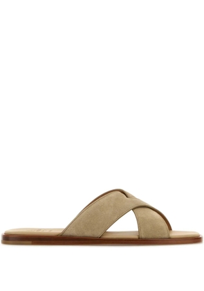 Church's suede slides - Neutrals