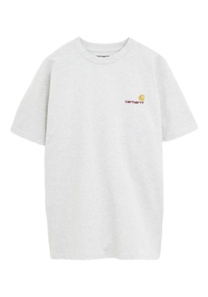 Carhartt WIP logo-embroidered t-shirt - Grey
