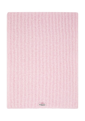 PINKO ribbed-knit scarf
