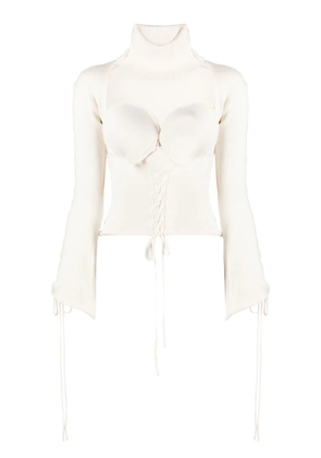 JULFER X-Tina knitted top - White