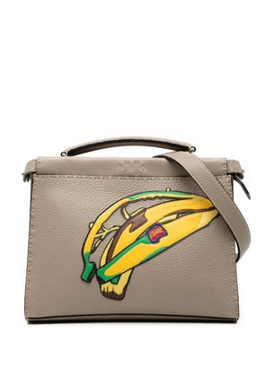 Fendi Pre-Owned 2000-2010 Sue Tilley Mini Calfskin Romano Selleria Banana Peekaboo Iconic Fit satchel - Brown