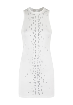 David Koma embellished sleeveless dress - White