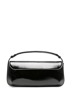 Courrèges Sleek patent tote bag - Black
