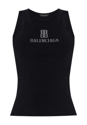 Balenciaga Nano BB tank top - Black